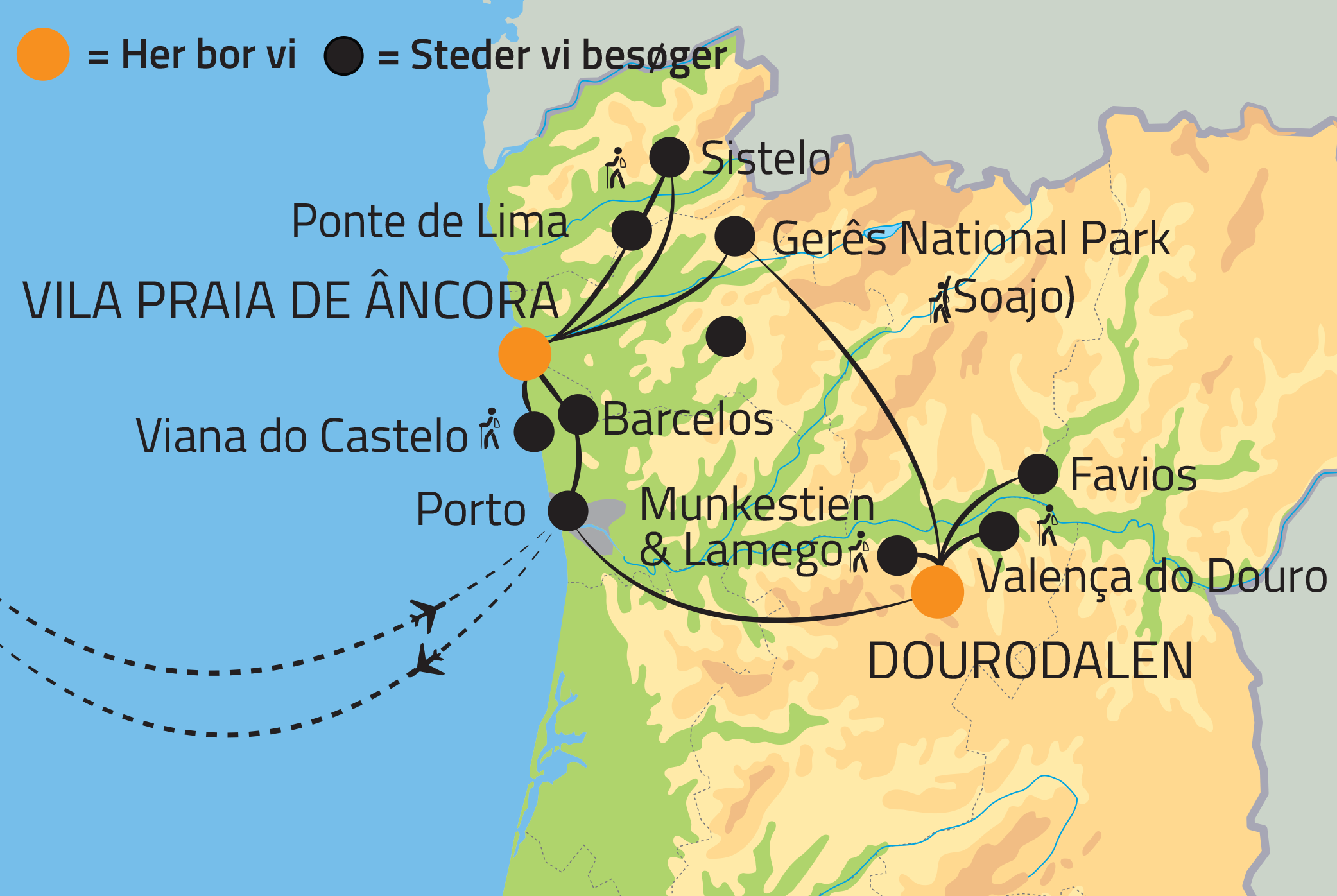 Vandringer i det nordlige Portugal